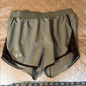Under Armour Gray Athletic Shorts Lightweight Breathable